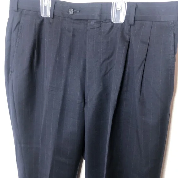 Men’s Hart Schaffner & Marx Gold Trumpeter Nordstrom Pinstripe Suit - Picture 10 of 12